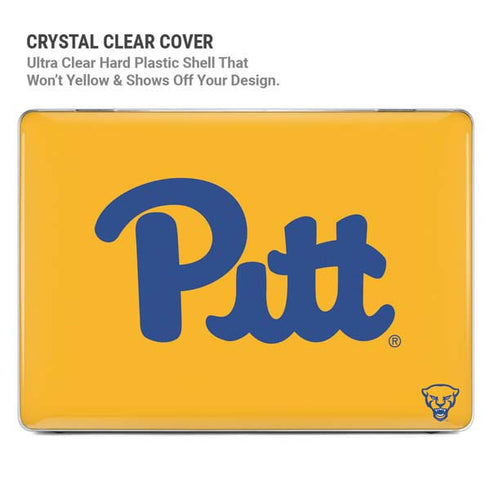 University of Pittsburgh Pitt Panthers Yellow MacBook Pro 14in (2021-24) Case plus Skin