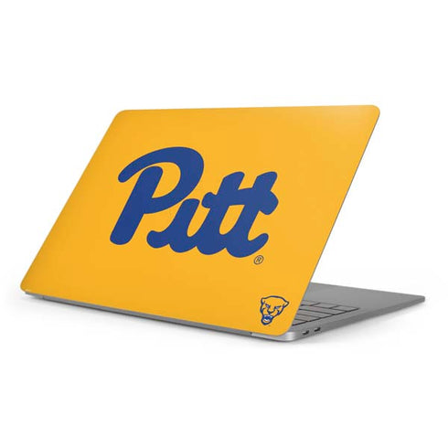University of Pittsburgh Pitt Panthers Yellow Apple MacBook Pro 16-inch Skin