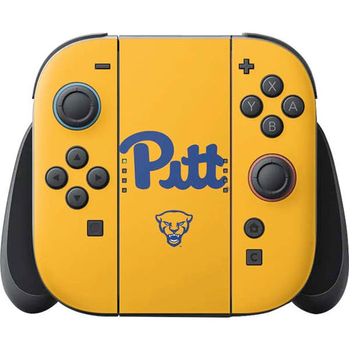 University of Pittsburgh Pitt Panthers Yellow Nintendo Skins
