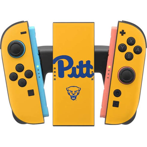 University of Pittsburgh Pitt Panthers Yellow Nintendo Switch 2 (2025) Joy-Con Controller Skin