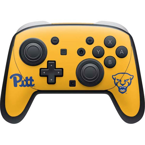 University of Pittsburgh Pitt Panthers Yellow Nintendo Skins