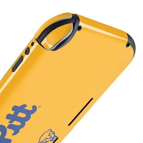 University of Pittsburgh Pitt Panthers Yellow Nintendo Switch Lite Skin