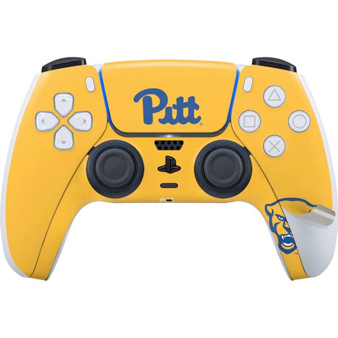 University of Pittsburgh Pitt Panthers Yellow PS5 Pro Bundle Skin