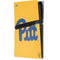 University of Pittsburgh Pitt Panthers Yellow PS5 Pro Console Skin