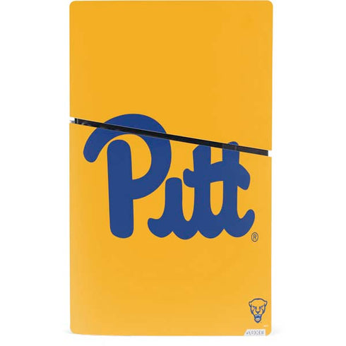 University of Pittsburgh Pitt Panthers Yellow PS5 Slim Digital Edition Console Skin