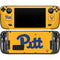 University of Pittsburgh Pitt Panthers Yellow Steam Deck Handheld Gaming Computer OLED Skin