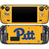 University of Pittsburgh Pitt Panthers Yellow Steam Deck Handheld Gaming Computer Skin