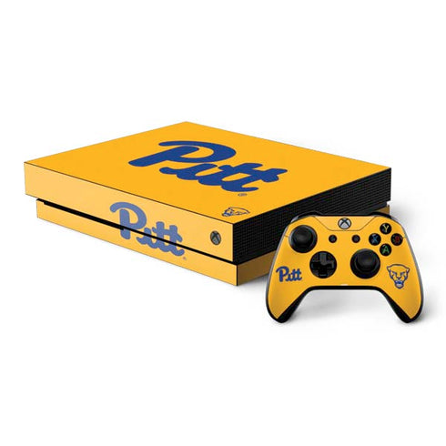 University of Pittsburgh Pitt Panthers Yellow Xbox One Skins