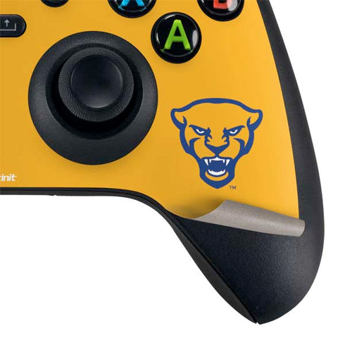 University of Pittsburgh Pitt Panthers Yellow Xbox Series X Bundle Skin