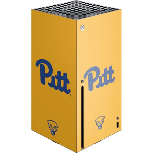 University of Pittsburgh Pitt Panthers Yellow Xbox Series X Skins