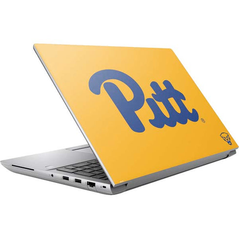 University of Pittsburgh Pitt Panthers Yellow HP ZBook Fury 16 G10 Skin