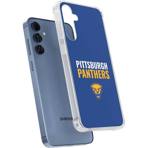 University of Pittsburgh Panthers Galaxy A55 5G Clear Case