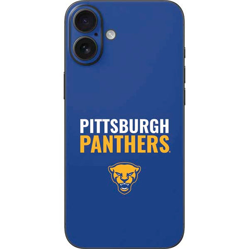 University of Pittsburgh Panthers iPhone 16 Plus Skin