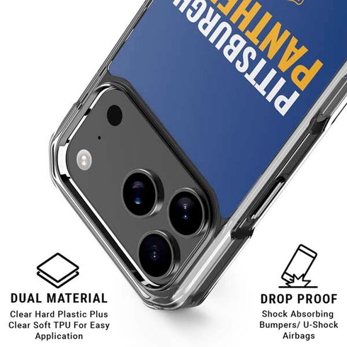 University of Pittsburgh Panthers iPhone 17 Pro Clear Case