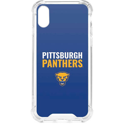 University of Pittsburgh Panthers iPhone XS Clear Case