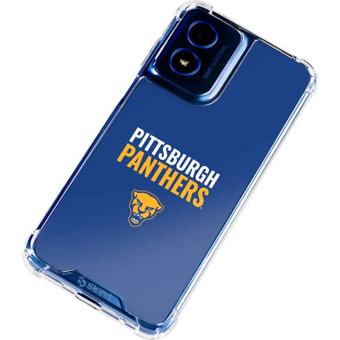 University of Pittsburgh Panthers Moto G 5G (2024) Clear Case