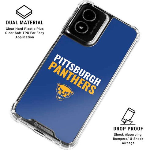 University of Pittsburgh Panthers Moto G Power 5G (2024) Clear Case