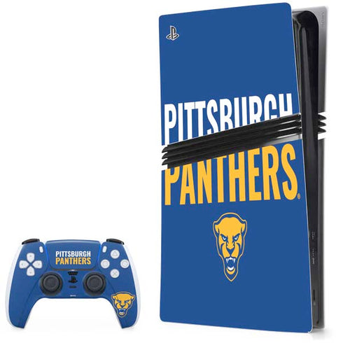 University of Pittsburgh Panthers PS5 Pro Bundle Skin