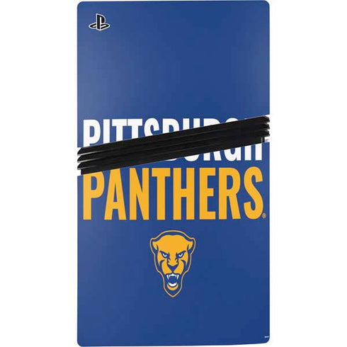 University of Pittsburgh Panthers PS5 Pro Disk Bundle Skin