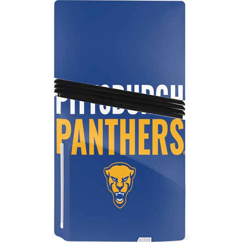 University of Pittsburgh Panthers PS5 Pro Disk Console Skin
