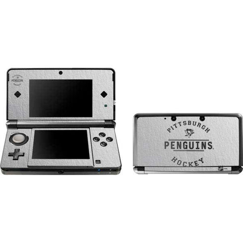 NHL Pittsburgh Penguins Black Text Nintendo Skins