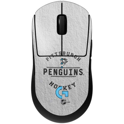 NHL Pittsburgh Penguins Black Text G Pro Wireless Gaming Mouse Skin