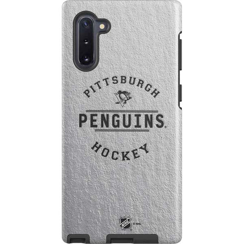 NHL Pittsburgh Penguins Black Text Galaxy Cases