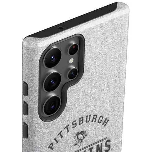 NHL Pittsburgh Penguins Black Text Galaxy S23 Ultra Pro Case