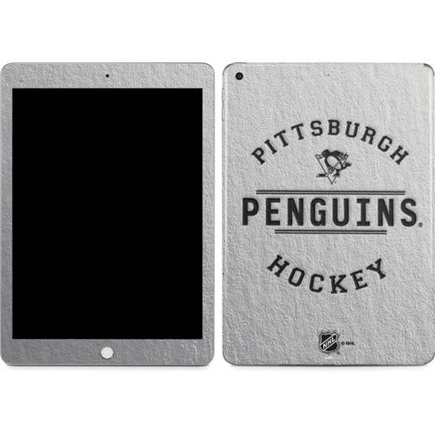 NHL Pittsburgh Penguins Black Text Apple iPad Skin
