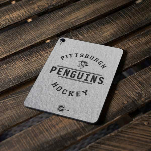 NHL Pittsburgh Penguins Black Text Apple iPad Pro Skin