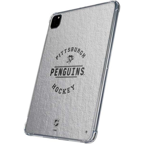 NHL Pittsburgh Penguins Black Text iPad Pro 11in (2024) Clear Case