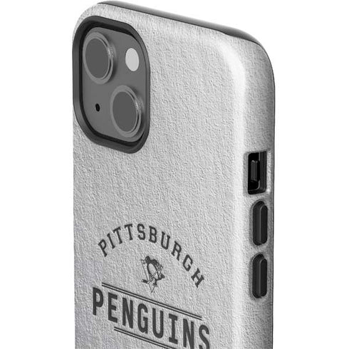 NHL Pittsburgh Penguins Black Text iPhone 15 Impact Case