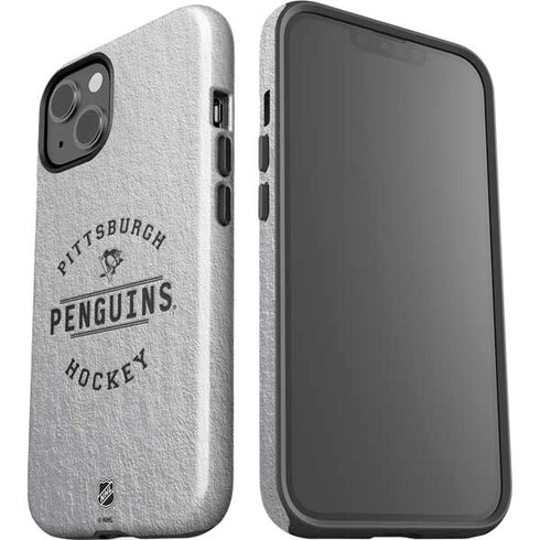 NHL Pittsburgh Penguins Black Text iPhone 15 Impact Case