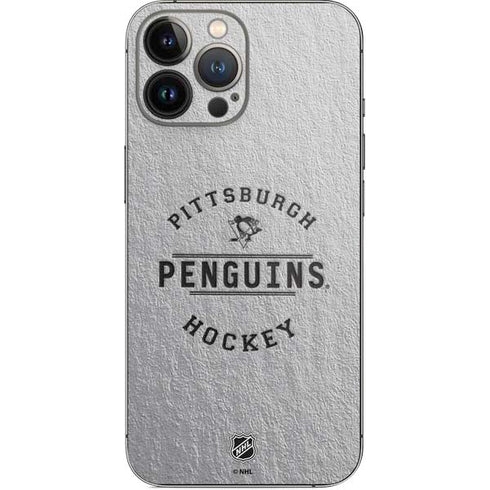 NHL Pittsburgh Penguins Black Text iPhone 15 Pro Max Skin