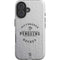 NHL Pittsburgh Penguins Black Text iPhone 16 Plus Impact Case
