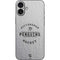 NHL Pittsburgh Penguins Black Text iPhone 16 Plus Skin