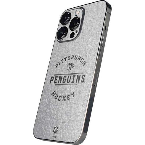 NHL Pittsburgh Penguins Black Text iPhone 16 Pro Skin