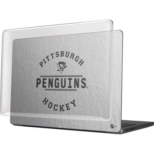 NHL Pittsburgh Penguins Black Text MacBook Pro 14in (2021-24) Case plus Skin