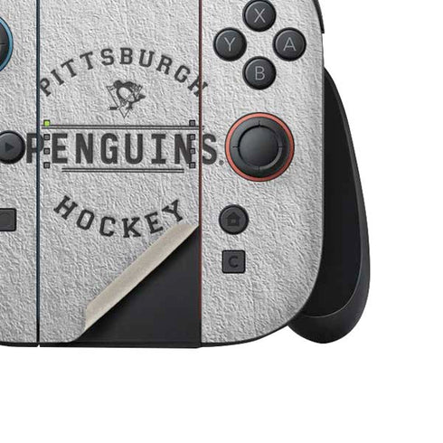 NHL Pittsburgh Penguins Black Text Nintendo Switch 2 (2025) Joy-Con Controller Skin