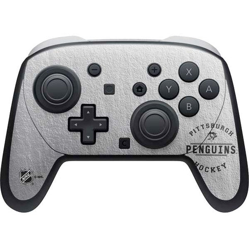 NHL Pittsburgh Penguins Black Text Nintendo Switch 2 (2025) Pro Controller Skin