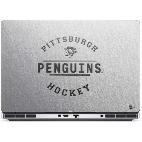 NHL Pittsburgh Penguins Black Text Dell Precision Skin