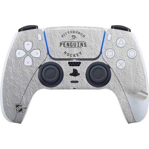 NHL Pittsburgh Penguins Black Text PS5 Pro Disk Bundle Skin