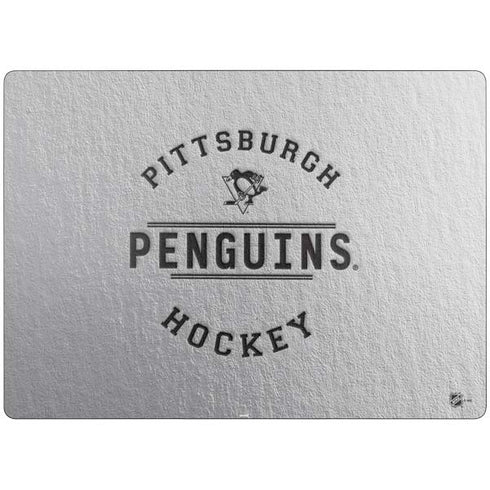 NHL Pittsburgh Penguins Black Text Surface Laptop 7 13.8in Skin