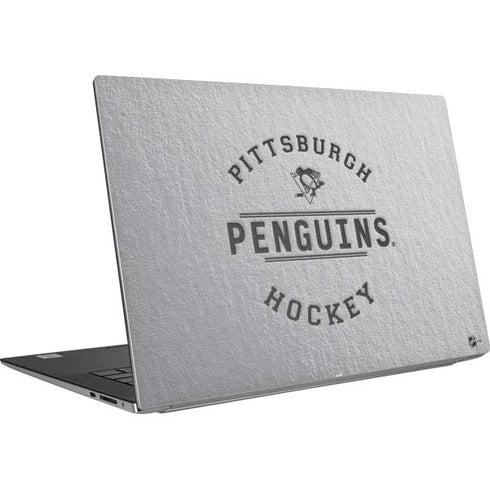NHL Pittsburgh Penguins Black Text Dell XPS Skin