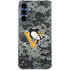NHL Pittsburgh Penguins Camo Galaxy A35 5G Clear Case
