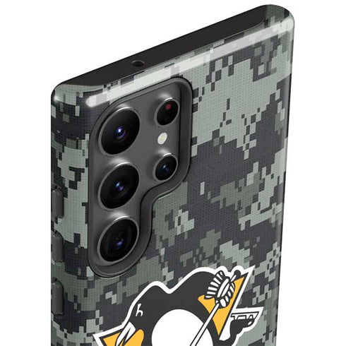 NHL Pittsburgh Penguins Camo Galaxy S23 Ultra Pro Case