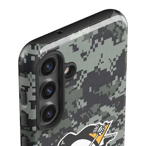 NHL Pittsburgh Penguins Camo Galaxy S25 Impact Case
