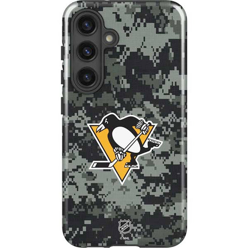NHL Pittsburgh Penguins Camo Galaxy S25 Plus Impact Case