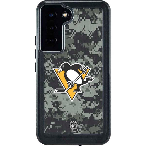 NHL Pittsburgh Penguins Camo Galaxy S24 Plus Waterproof Case