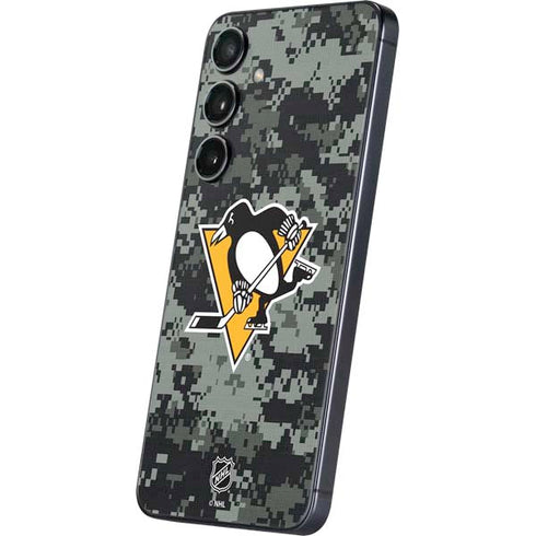 NHL Pittsburgh Penguins Camo Galaxy S24 Skin